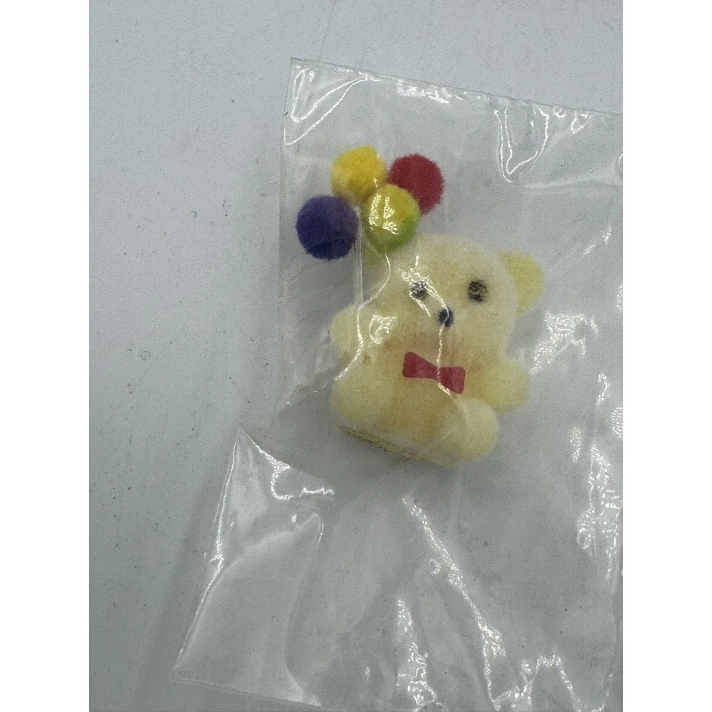 Vintage Hobby Lobby Flocked Birthday Bear Balloon